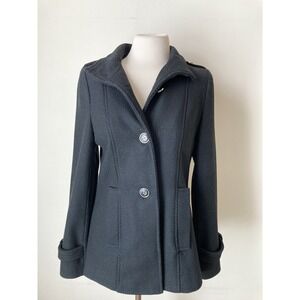 Kristen Blake Coat Black Short Size Small Pockets